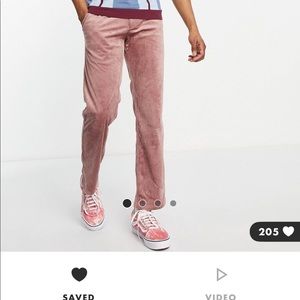 RETRO VELVET MENS PANTS BRAND NEW WITH TAGS